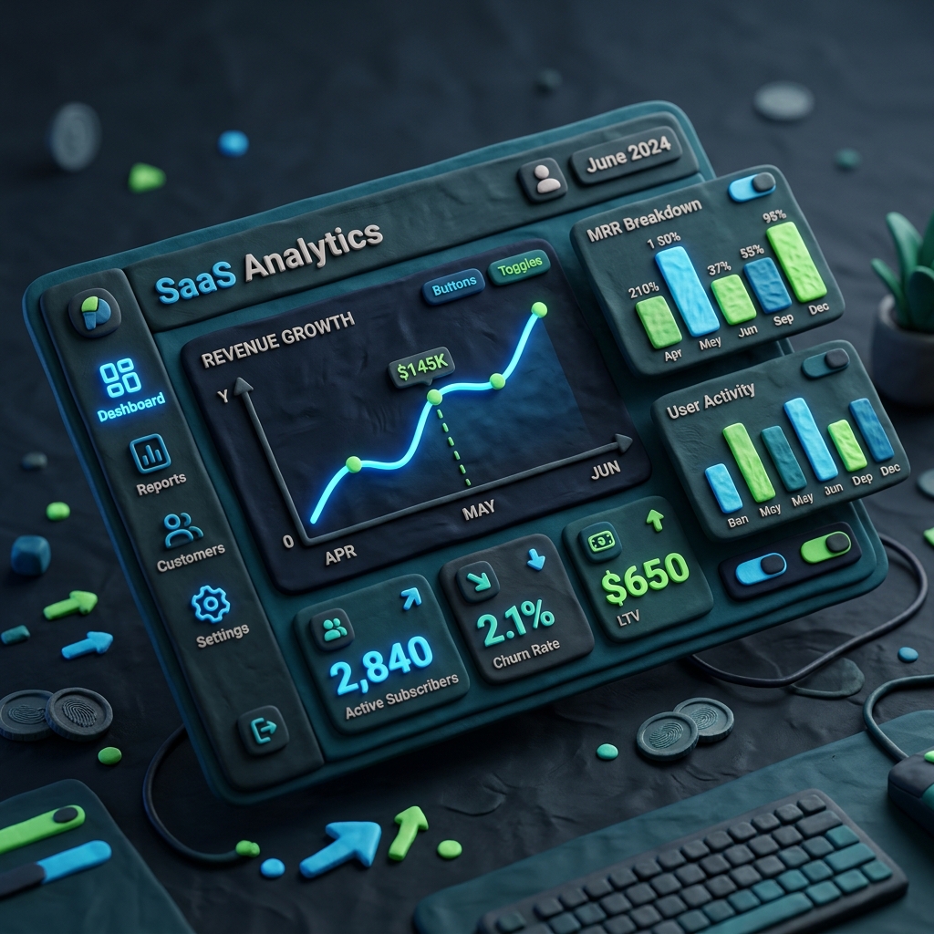 SaaS Analytics Dashboard