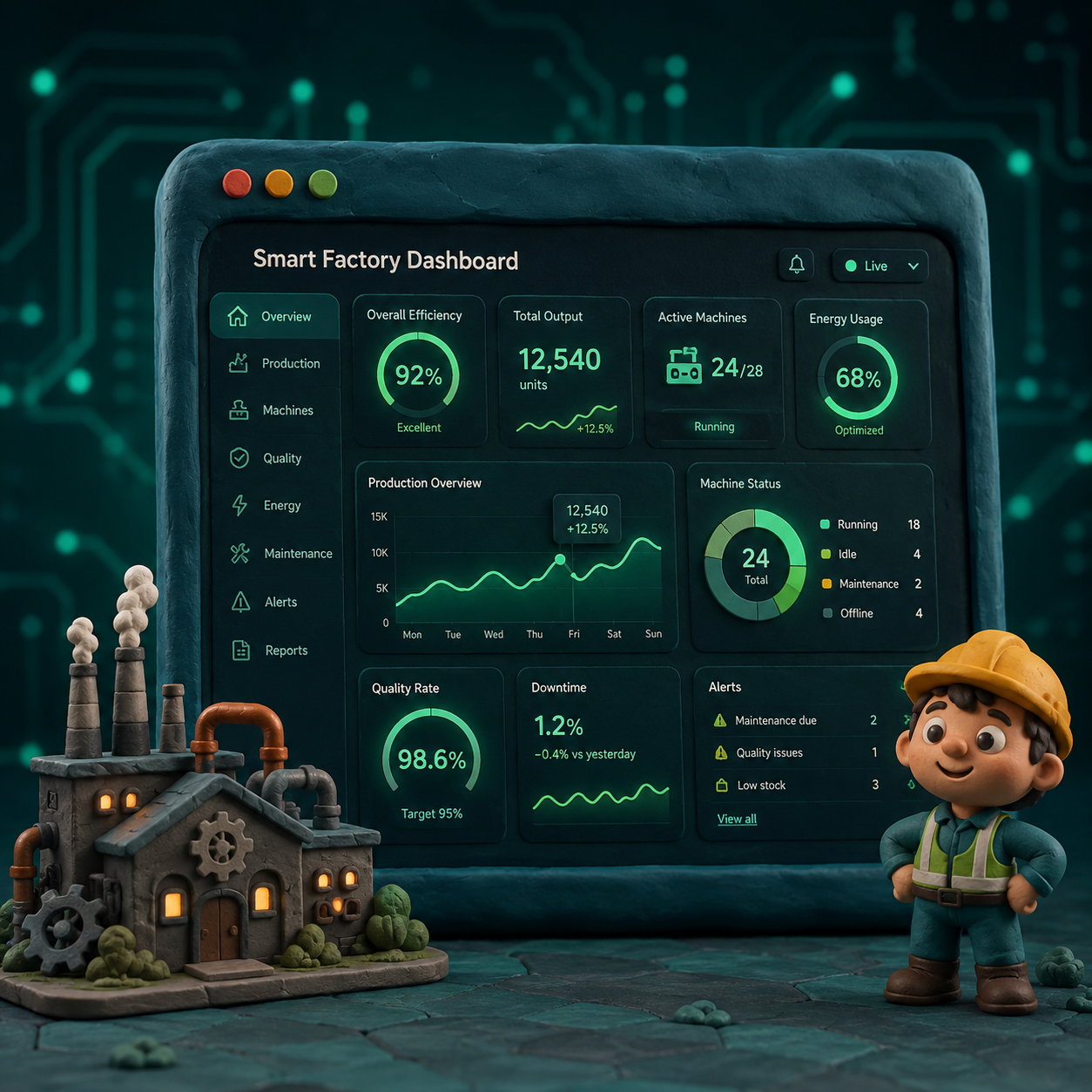 Smart Factory Dashboard